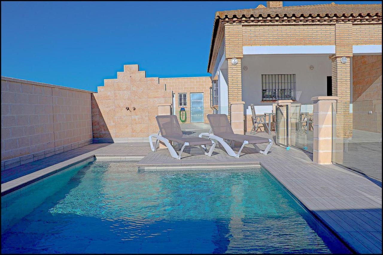 Chalet Penuelas Con Piscina Conil De La Frontera Exterior foto