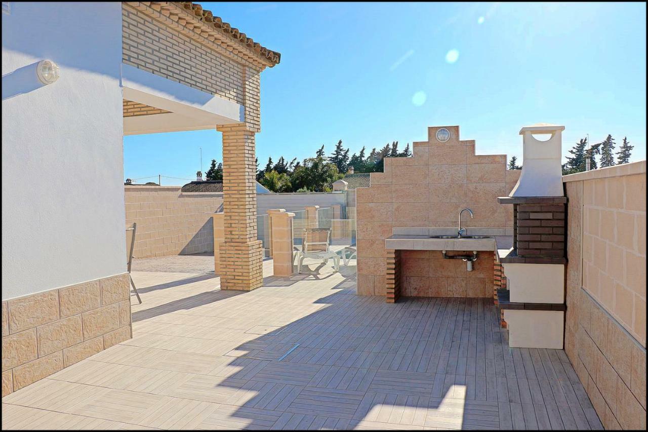 Chalet Penuelas Con Piscina Conil De La Frontera Exterior foto