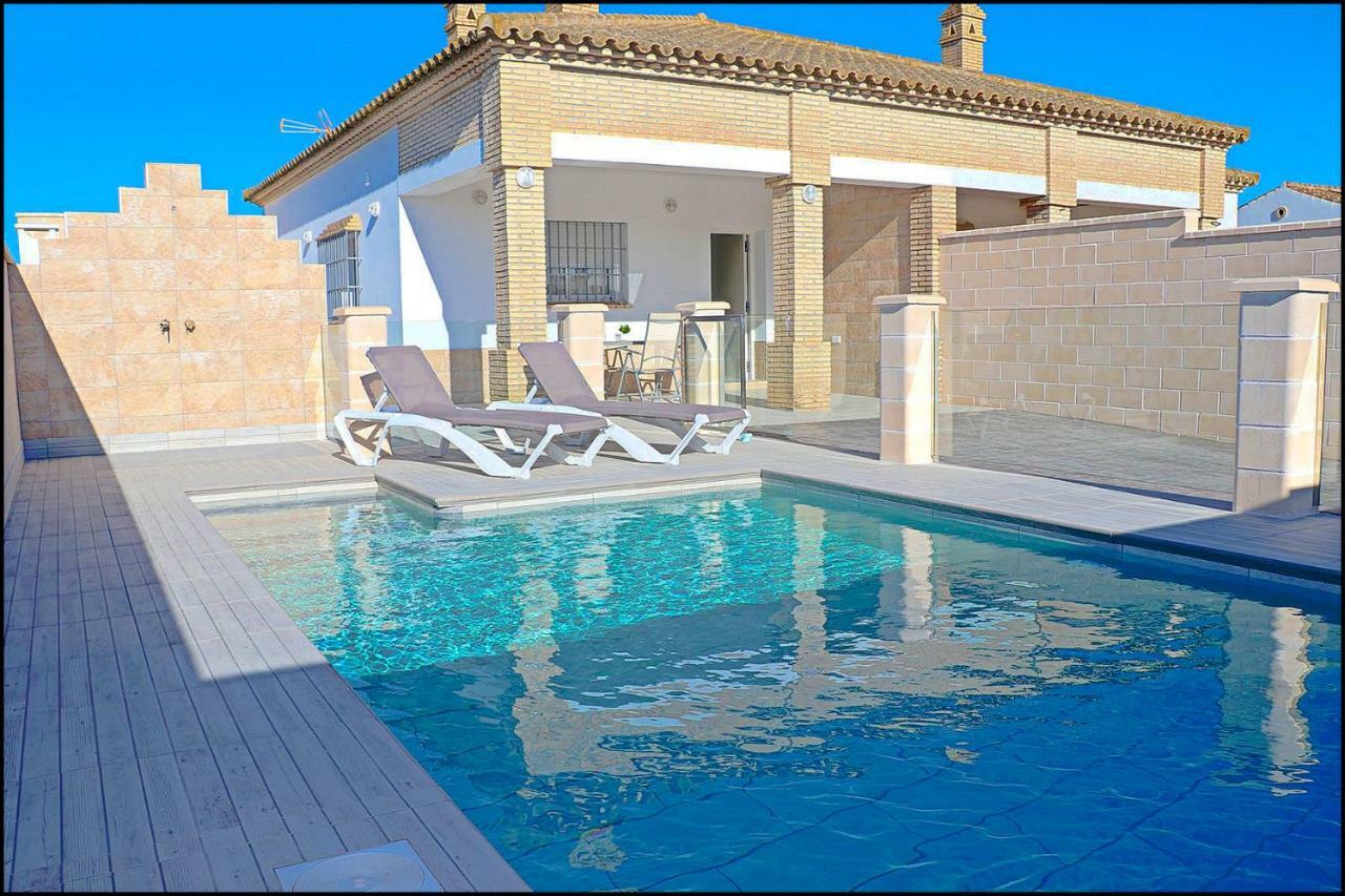 Chalet Penuelas Con Piscina Conil De La Frontera Exterior foto
